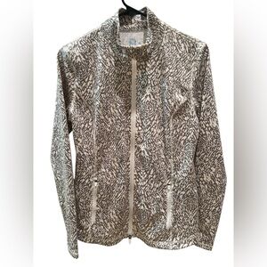 J MCLAUGHLIN | Billie outerwear jacket size Medium Acadia Beatriz spot gray